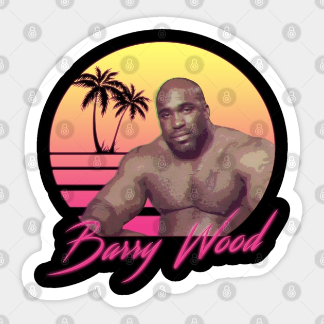 Barry Wood Vintage Aesthetic Sticker by giovanniiiii